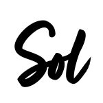 The name "Sol" in script